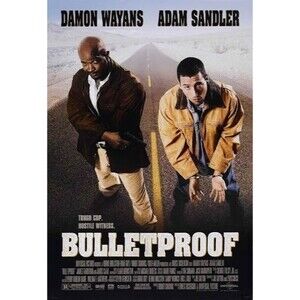 1996 Bulletproof ORIGINAL Movie Poster One-Side 11x17 ADAM SANDLER DAMON WAYANS
